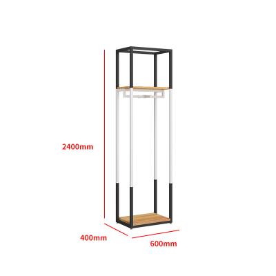 China Modern Customized Middle island business men's clothing shop clothes rack display rack high-grade men's clothing shelves funko pop shelf for sale