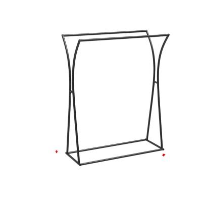 China Durable Display rack display rack net red men's and women's clothes hanging clothes rack sub floor type waterproof shelf for sale