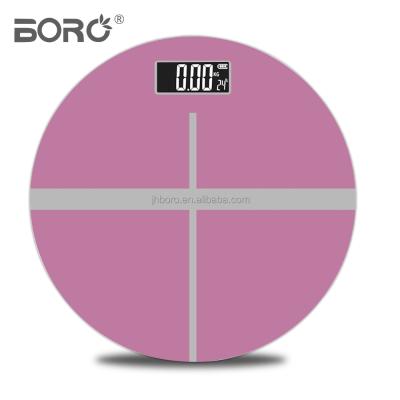 China Type BL-1602 Popular Tempered Glass+ABS Plastic Body Simple Design Electronic Digital Weighing Digital Bathroom Scales for sale