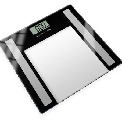 China Body Fat and Water Content Examining BL-6618 Smart Electronic Household Measuring Weight Electronic Black Scale 30*30cm for sale