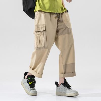 China 2021 Spring and Autumn Hong Kong New Style Men's Loose Jumpsuits Men's Breathable Casual Pants for sale