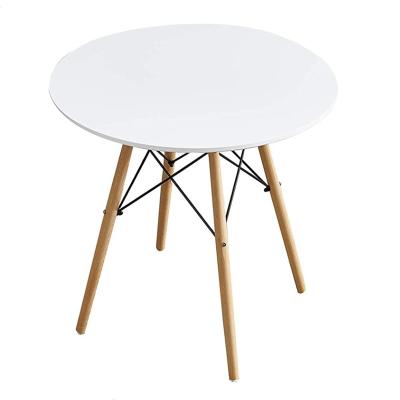 China Comfortable Hot Selling Promotional Elegant Design MDF Round Side Tables Coffee Table For Living Room Furniture for sale