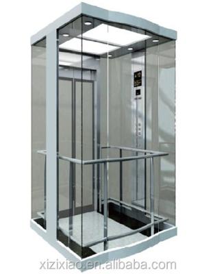 China Guided Elevators GOTS Brand Square Type Observation Elevator / Glass Elevator 1.0m/s For Shopping Mall For Scenic Spot for sale