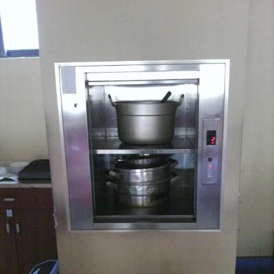 China Modern Dumbwaiter 100-300kg Food Lift Medical Supplies Elevator Hotel Dining Scale for sale