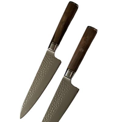 China 67 Viable Layers of VG10 Damascus Walnut Handmade Forged Steel Handle Knife Knife for sale