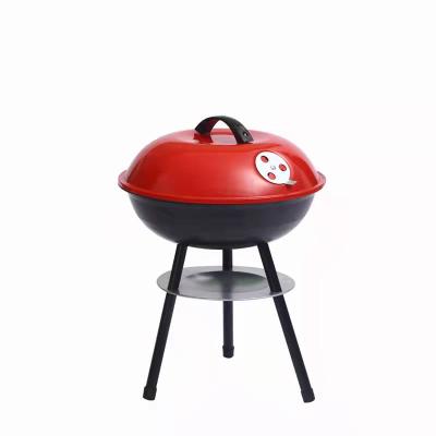 China Factory Supply Small Apple Direct Charcoal Oven Round Metal Oven Easily Mounted Grill for sale