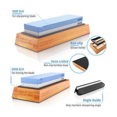 China Manufacturer Professional Supply Stocked White Fused Alumina Material Knife Sharpening Stone Mini Whetstone for sale