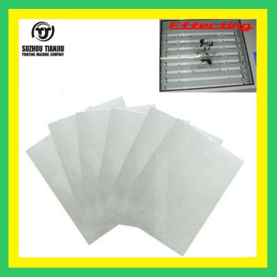 China Water Soluble Screen Printing Transparent Film A4 100sheet/pack for sale