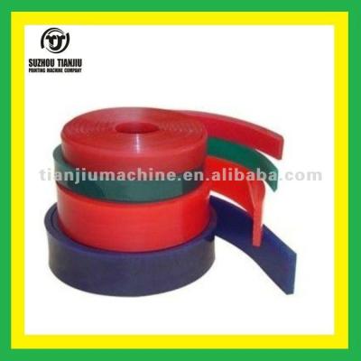 China TJ Screen Printing Industry Screen Printing Squeegee Scraper 55a-90a 4Meter/Roll for sale