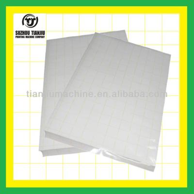 China Clothing JET Yellow Grid Heat Transfer Printing Paper-can Cut for sale