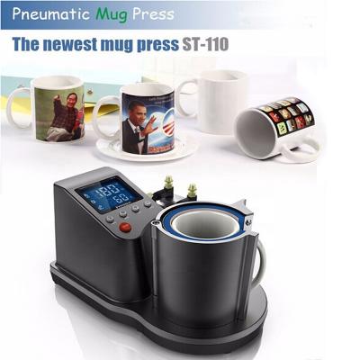 China Hotels Mug Heat Press Pneumatic Transfer Machine for sale