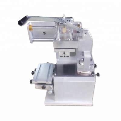 China Small Logo Print Single Color Ink Pad Printing Machine for sale