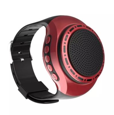 China 2022 New Amazon Watch Colorful Hot Sale U6 Light LED Wireless Speaker With FM Radio Portable Outdoor Sports Running Colorful LED Support TF Card for sale