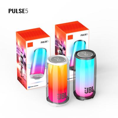 China 2022 Hot New AirPlay Pulse 5 Party Indoor Wireless Speaker RGB Lighting Subwoofer 12 Types Lighting Fit Outdoor Speaker for sale