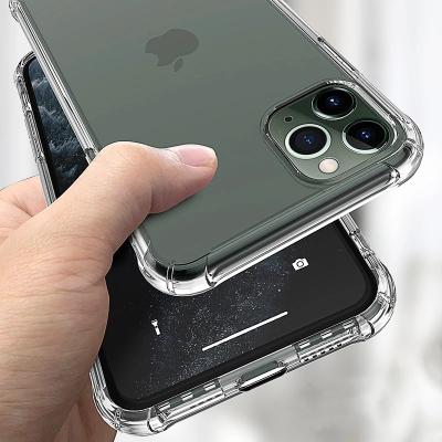 China Four Corner Protect Shockproof For Iphone 13 Case Shockproof, 1.5mm Thin Transparent Case Crystal Clear Tpu Bumper Phone Back Cover For iPhone 11 12 14 Pro Max for sale