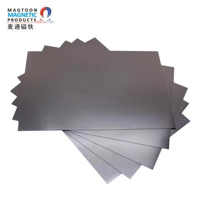 China Industrial A4 Sheet Rubber Soft Magnetic Rubber Magnetic Sheet Magnet Double Sided Adhesive Attached Rubber Magnetic Sheet for sale