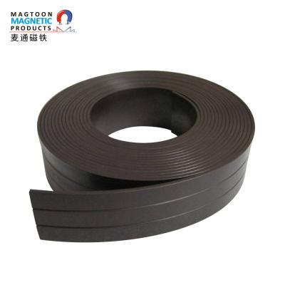 China Magnet Industrial Advertising Magnetic Strip, Rubber Magnetic Strip, Plastic Back Magnetic Strip for sale