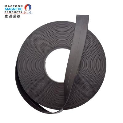 China Decoration Manufacturer Customized High Magnetic And Adhesive Magnetic Tapes , Single Sided Soft Flexible Magnetic Tape for sale