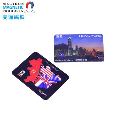 China Durable Magtoon Custom The World Flag Europe USA Fridge And Other Creative Magnetic Patches Paper Fridge Magnet for sale