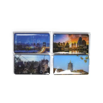 China Shape Hot Sale Colorful Rubber Epoxy Square Fridge Magnet for sale