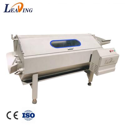 China Fruit Processing Plant Factory Price Brush Washing Equipment Ginger Washer Cassava Onion Peeling Removal Machine for sale