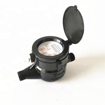 China Household 15mm Plastic Dry Water Meter Cheap Water Meter For Sale for sale