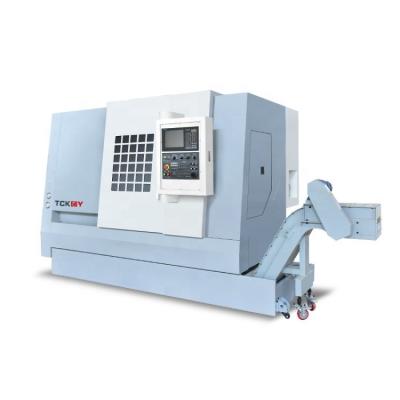 China Factory 4 Axis Auto Feed Bed CNC Lathe Machine High Precision for sale