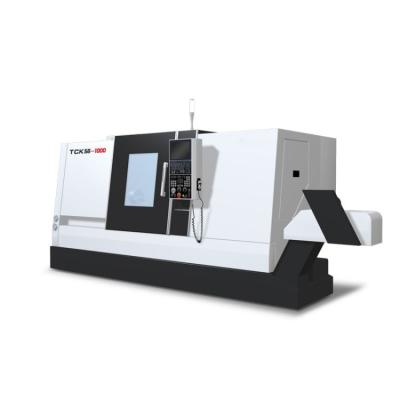 China Factory 2 Spindle 50mm Metal 1 Meter CNC Lathe Machine Turning Price for sale