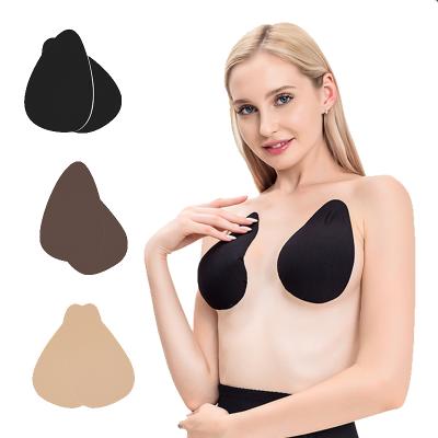 China One Piece 2 Tops Women Invisible Bra Band Wholesale Push Up Bra Self Adhesive Reusable Invisible Bra Strapless Backless Bra for sale