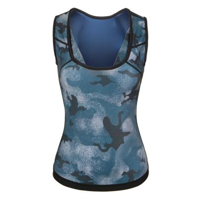 China Plus Size Breathable Polymer Sauna Sweat Vest For Women Heat Trap Women Sauna Suit Vest Sweat Sweat Tank Top for sale