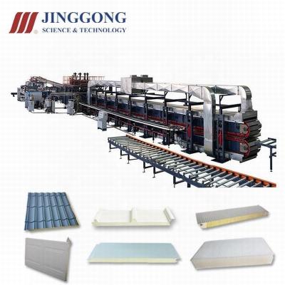 China Factory Construction Building Material Machinery PU Sandwich Panel Making Machine for sale