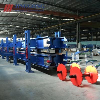 China factory manufacture production lines pu sandwich ceiling panel machine for panelized cold rooms for sale