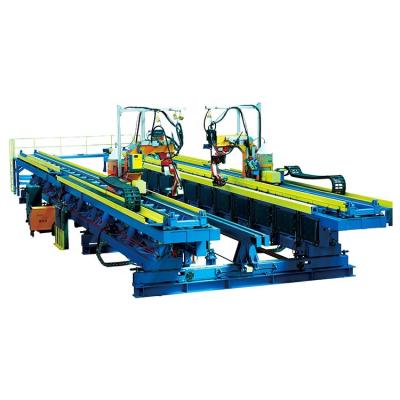 China Factory Automatic JBH Robot Corrugated Web H Beam H Beam Automatic Welding Line for sale