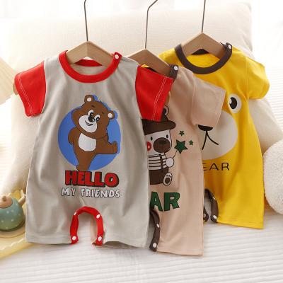 China 100% Cotton Newborn Baby Clothes Sets 0-3 Months For Boy Girl Baby Jumpsuits Cotton Baby Romper Jumpsuit Wholesale for sale