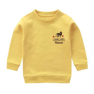 China Anti Shrink Kid Long Sleeve T-shirt With Cartoon Printed Unisex For Boys And Girls Children Kids Clothing Wholesale for sale