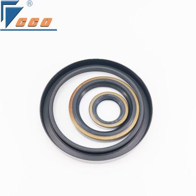 China Rotary Shaft Rubber NBR FKM Oil Seal Metal Dust Lip Machine Skeleton Oil Seal for sale