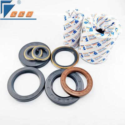 China Customized Wheel Hub Oil Seal Gear Reducer Double Lip Oil Seals Black Or Gray for sale