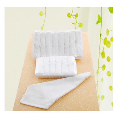 China Plain Wholesale Cotton Factory Disposable Hot Towels Directly For Restaurants Airline Custom Compress Available for sale