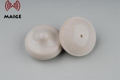 China Round Golf RF Hard Tag , Supermarket Security Tags High Defeat Resistance for sale