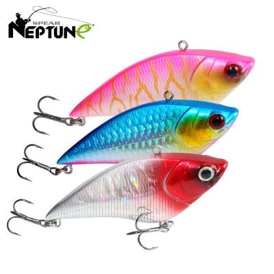 China High Quality Custom Artificial Wholesale ABS Plastic Bait 7.5cm 13g Sinking Vib Fishing Lures for sale