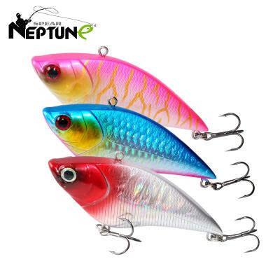 China Wholesale Custom ABS Plastic Wobbler Fishing Artificial Vibe Lure 7.5cm Sinking Vibration 13g Fishing Lure for sale