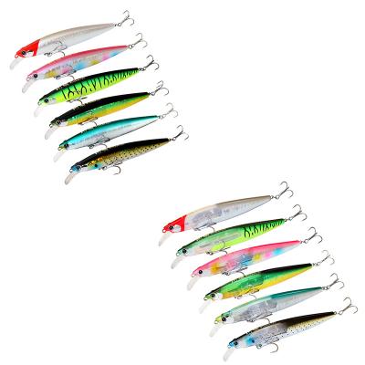 China Vivid Fish Action Lure Swimming Artificial Bionic Sliding Luminous Fishing Minnow, Minnow Fishing Floating Lure for sale