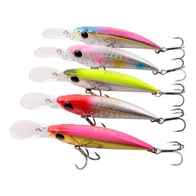 China Vivid Fish Action NEPTUNE LANCE Wholesale Swimming Artificial Laser Coating Lure Slow Sinking Fishing Kit Minnow Fishing False Bait for sale