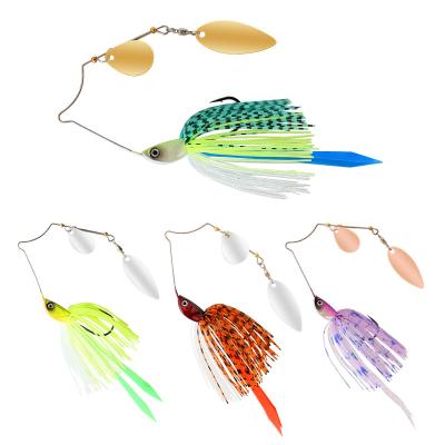 China 7g Durable Artificial Bionic Metal Spoon Sequin Buzz Bait, Lure Spinning Fishing, Hard Spinner Lures for sale