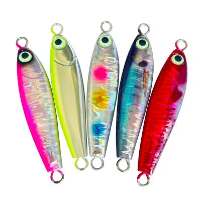 China Durable 40g 60g 80g 100g 120g 150g 3D Artificial Remote Possibility Eyes Sinking Fishing Slow Building Metal Lure for sale