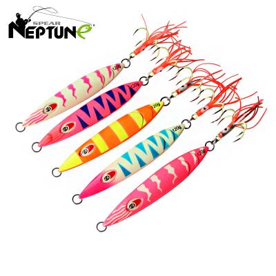 China 120g metal remote possibility metal lure artificial sinking seawater luminous, fishing lure building for sale