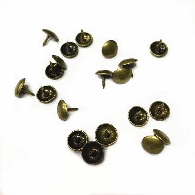 China Round Hat Head Metal Antique Bronze Nail For Box Sofa Decorative Nail Nail for sale