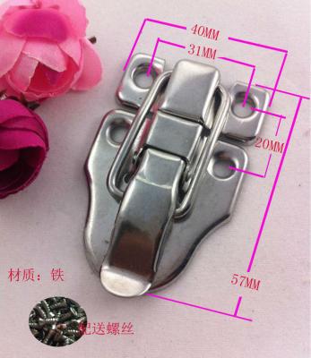 China High Quality Wooden Box Chrome Plated Wooden Box Clasp for sale