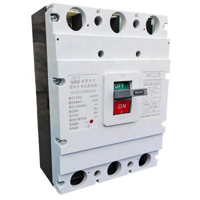 China MCCB manufacturer supply 4 pole mccb 400a molded case circuit breaker CXUM1-400 for sale