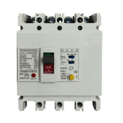 China earth leakage protection china supplier residual current earth leakage circuit breaker 2p 3p 4p 125a elcb 18-50kA for sale